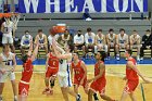 MBBall vs BSU  Men’s Basketball vs Bridgewater State University. - Photo by Keith Nordstrom : Wheaton, Basketball